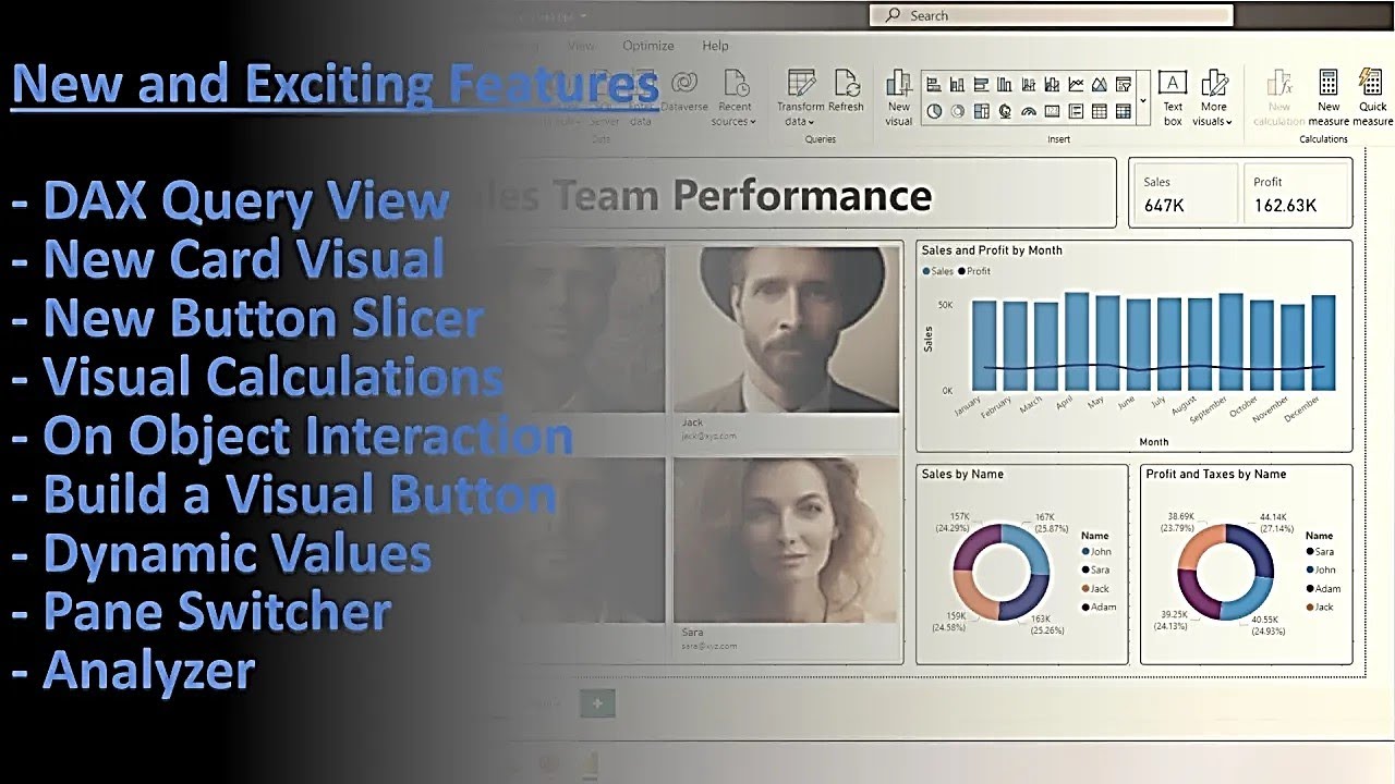 Power BI: Using Latest Preview Features like Dax Query View, Visual Calculations and Button Slicers