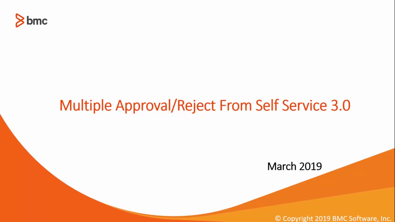 How to Configure Multiple Approvals from BMC Helix Remedyforce Self Service 3.0