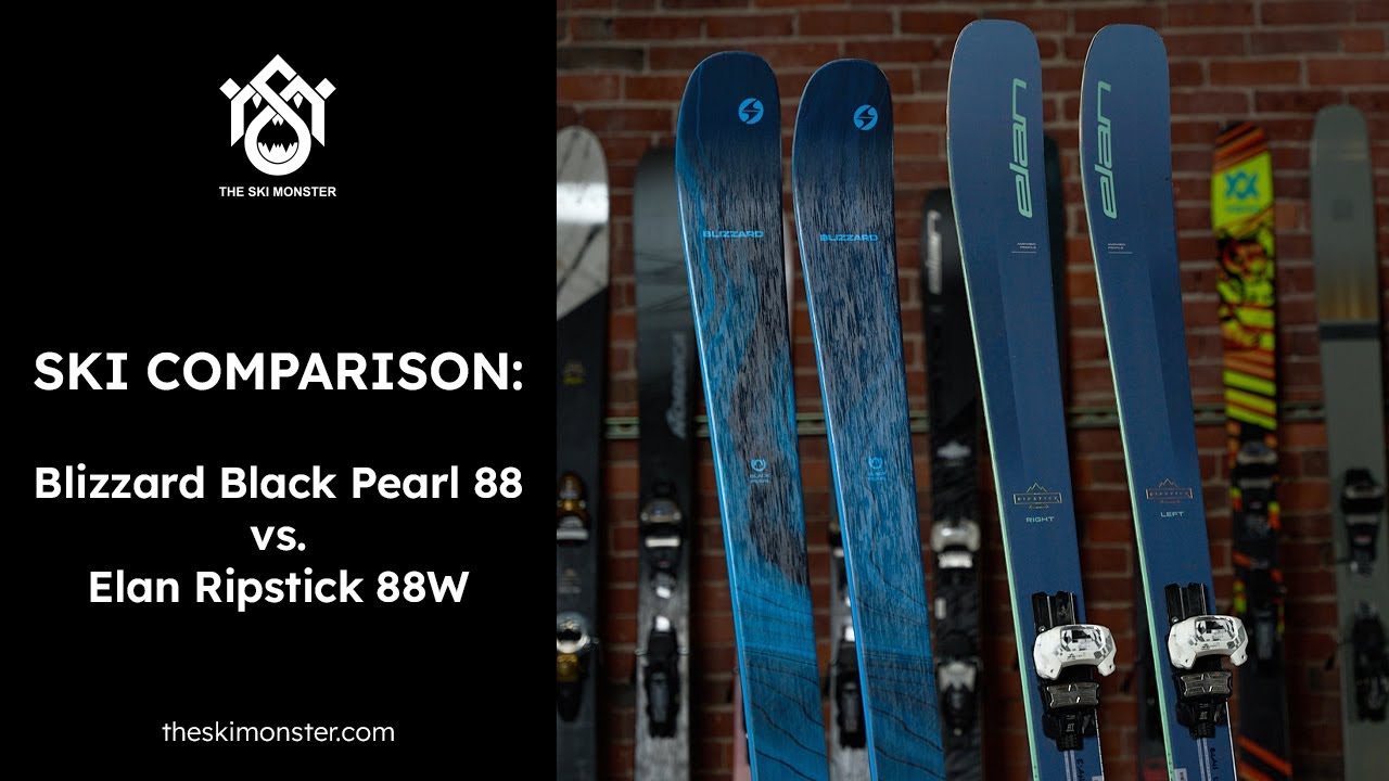 Ski Comparison: Blizzard Black Pearl 88 vs. Elan Ripstick 88 W