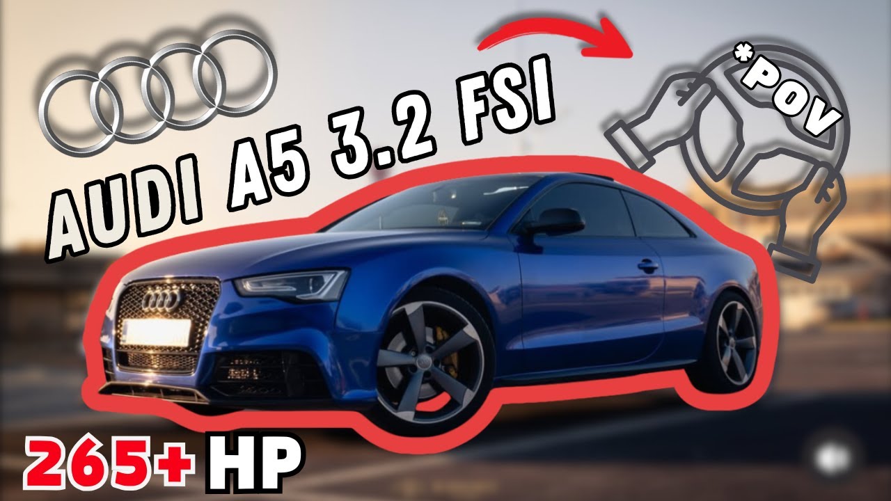 За Малко Да Ме БЛЪСНАТ!  *POV* ШОФИРАНЕ Шофиране AUDI A5 3.2 FSI / RS 5