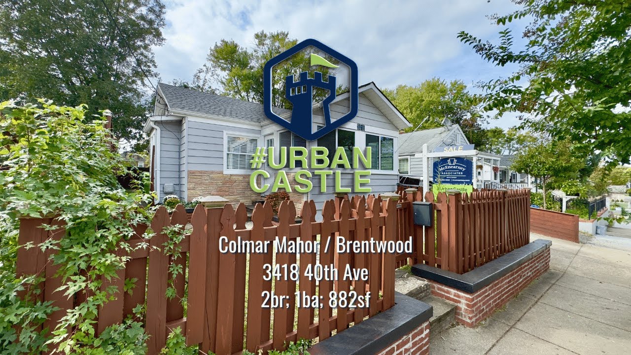 #VideoOpenHouse: Beautifully Updated Bungalow in Colmar Manor (2br; 1ba; 882sf)