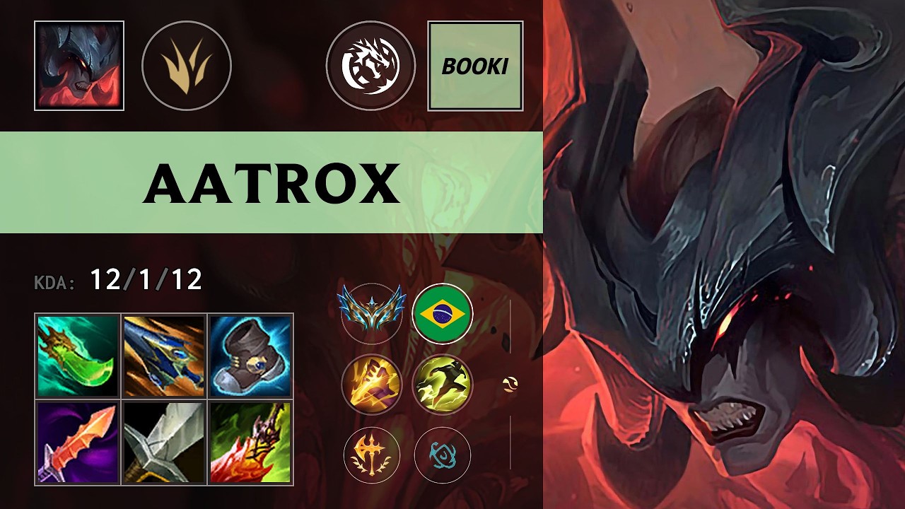 (LEV Booki) Aatrox Jungle vs Graves - BR Challenger Patch 26.11