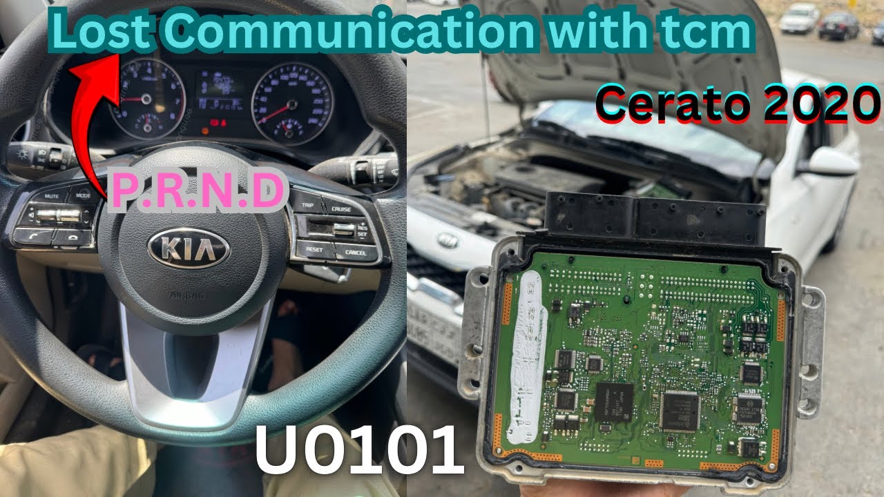U0101 Kia cerato lost communication with tcm computer repring