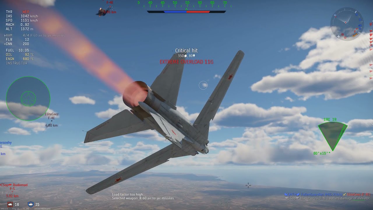 War Thunder MiG-23M R-23T 