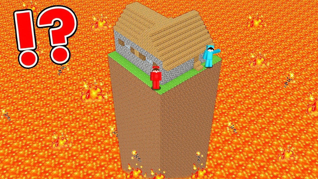 LAVA NAS ZALEWA w Minecraft!