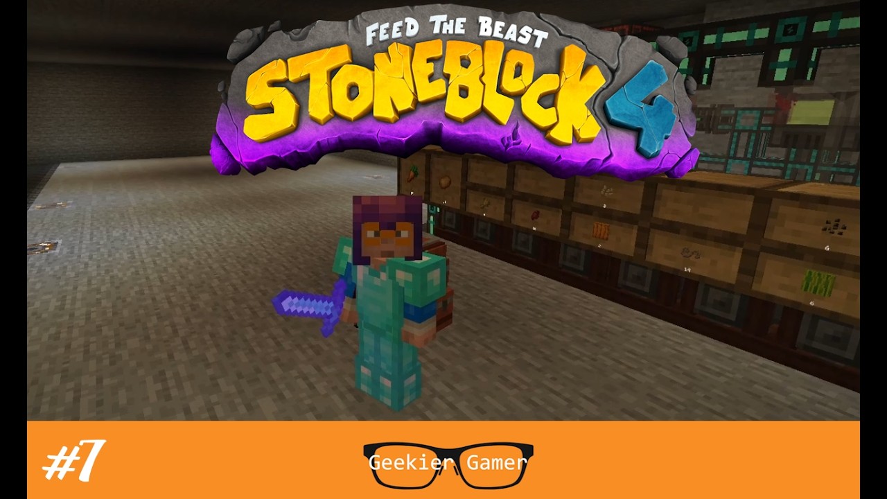 Stoneblock 4 Ep7 | Early Game Power, Garden Cloches, and Odds and Ends