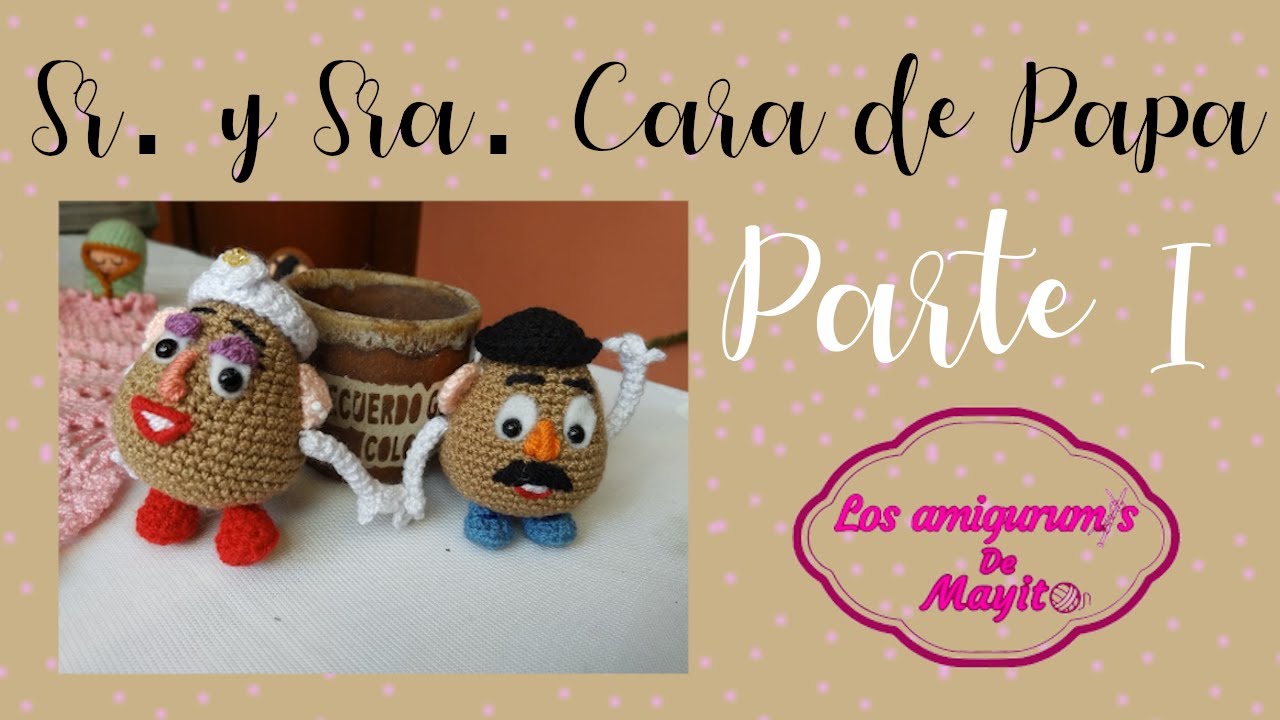 Amigurumi Señor y Señora Cara de Papa a crochet | Parte 1 |  MichiNita Crochet