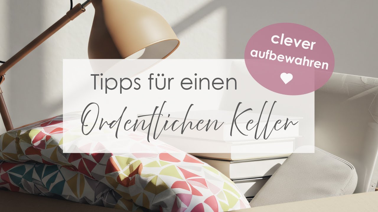 Clever aufbewahren ✨ Ordnung auf dem Dachboden & im Keller