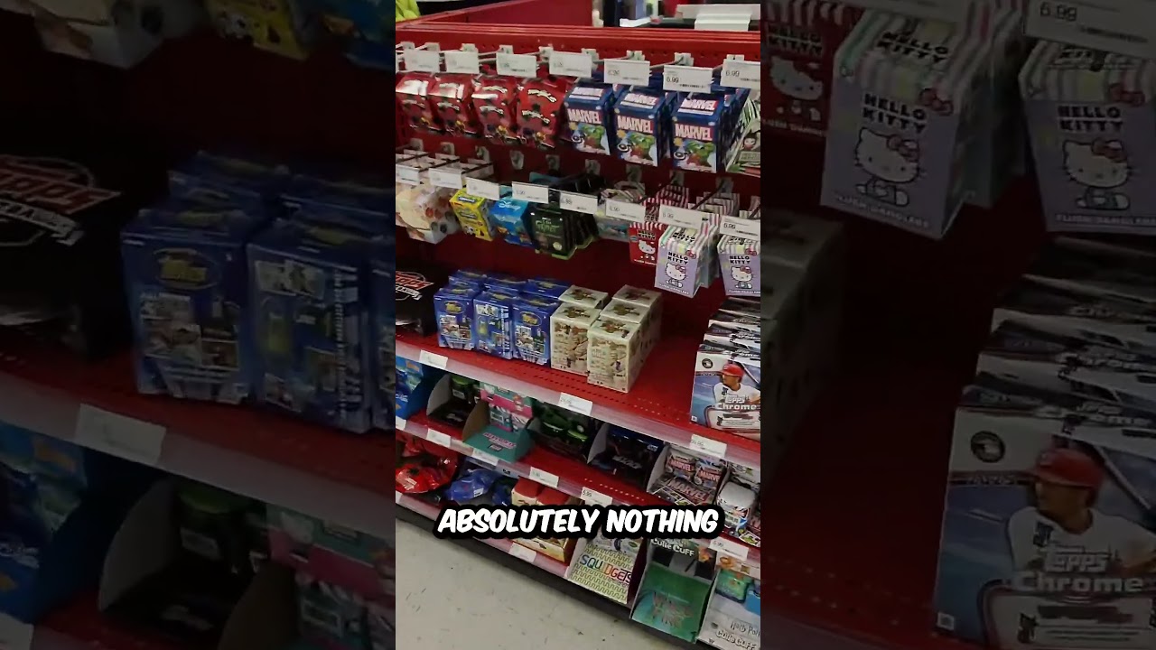 Empty Pokemon Shelves in Target