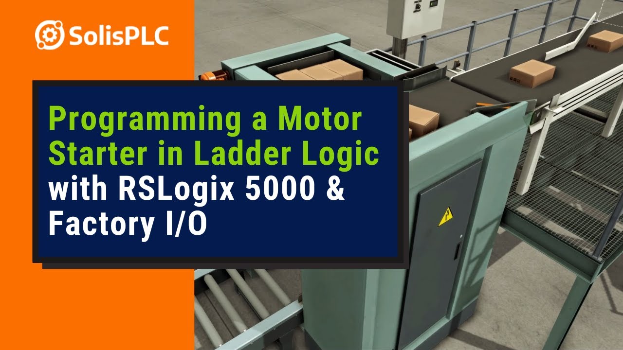 Программирование ПЛК RSLogix 5000 / Factory IO — Входы и выходы, пускатель двигателя в релейной л...