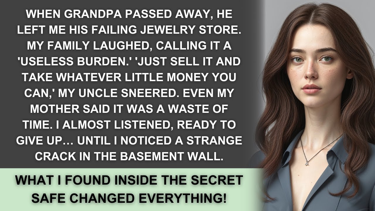Grandfather Left Me His Failing Jewelry Store, But The Secret Safe Changed Everything!