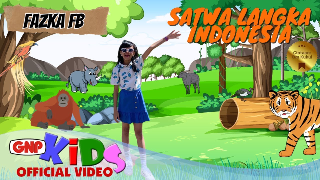 Fazka FB - Satwa Langka Indonesia | Lagu Anak - Official Music Video