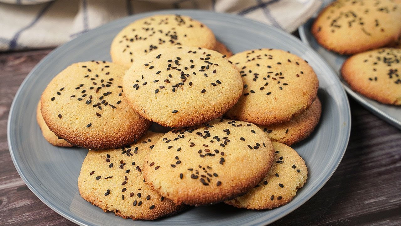 Suji Cookies Recipe | Easy Semolina Cookies | Yummy