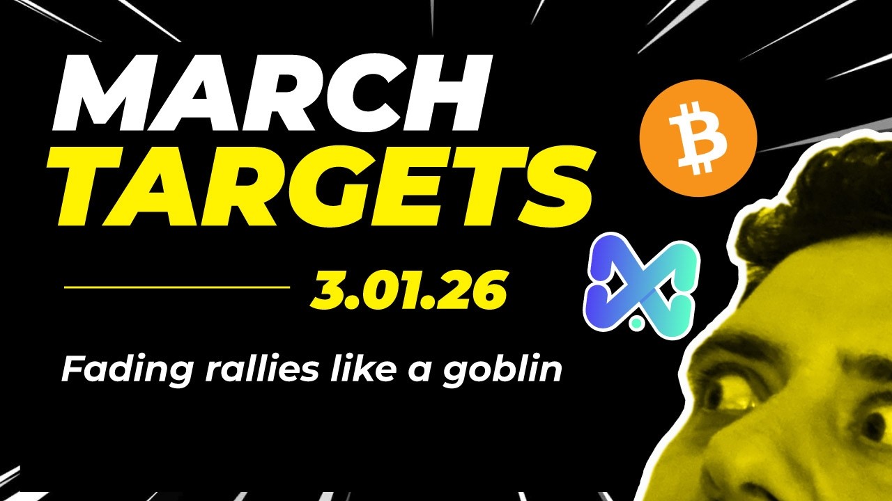 March targets! BTC, GOLD, altcoins