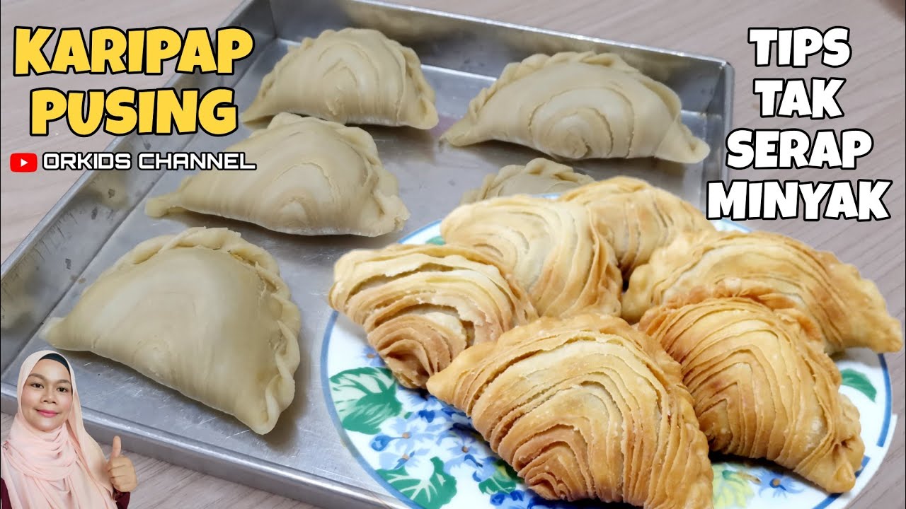 Cara Buat Karipap Pusing Yang Rangup dan Tak Muak | Tips Kulit Tak Terbuka