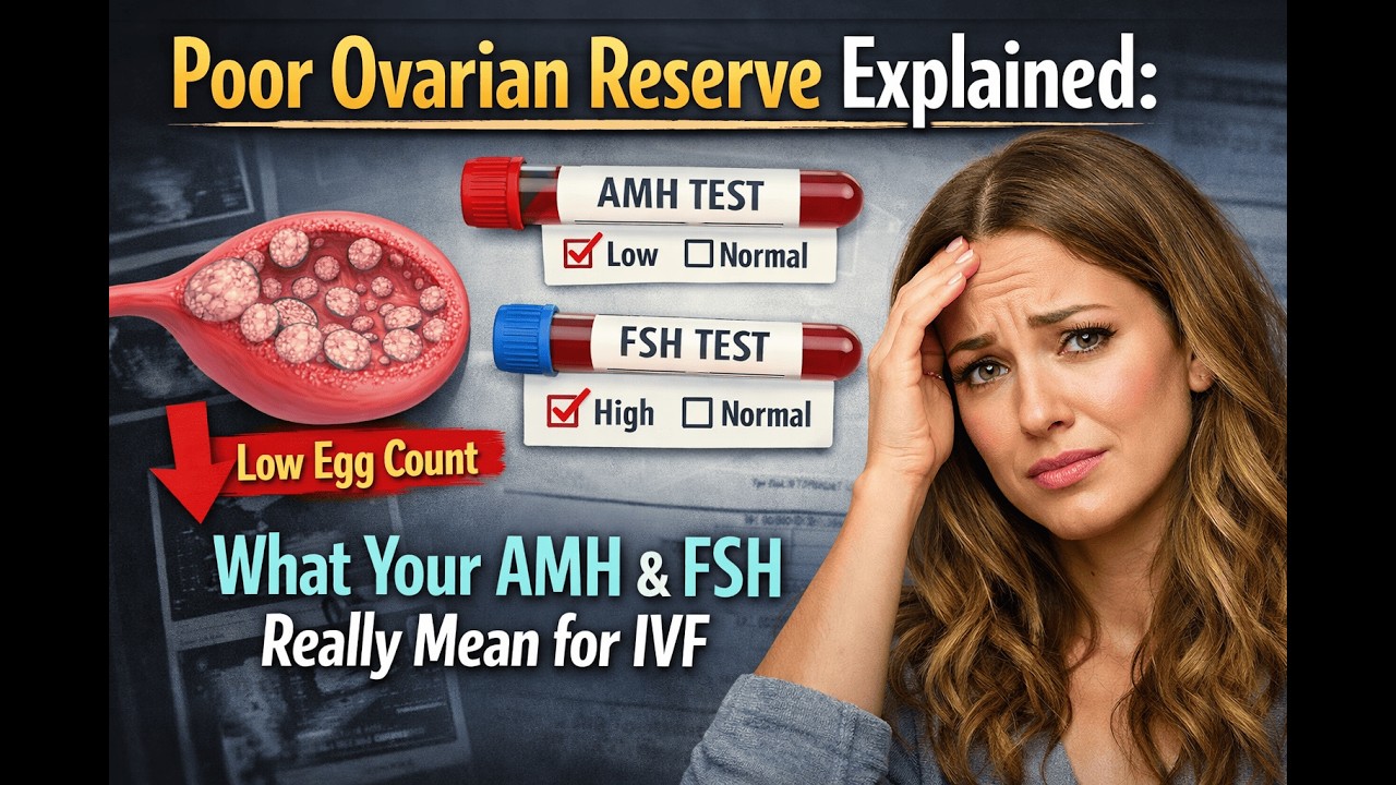 Poor Ovarian Reserve Explained : What Your AMH & FSH Really Mean for IVF? bit.ly/askdrmalpani