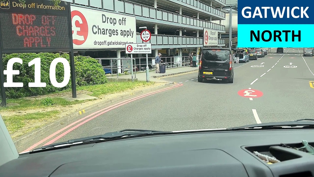 Gatwick Airport North Drop Off Charge how to get there and how it works- Gatwick North Drop Off Zone
