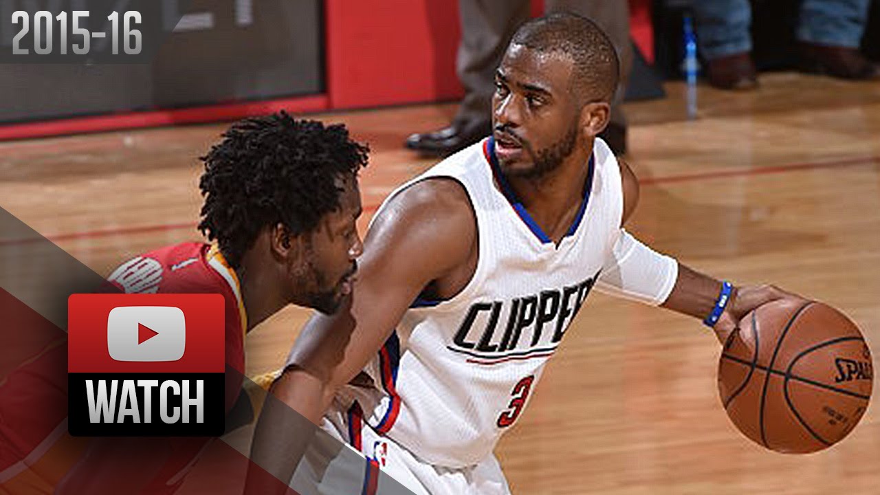 Chris Paul Full Highlights at Rockets (2016.03.16) - 15 Pts, SICK 16 Assists