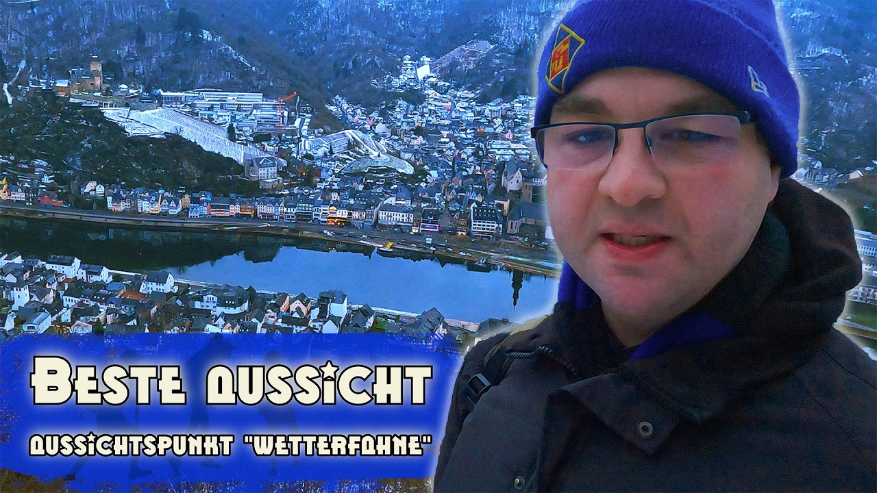 Winter-Wandern in Cochem: Der Weg zum Aussichtspunkt Wetterfahne