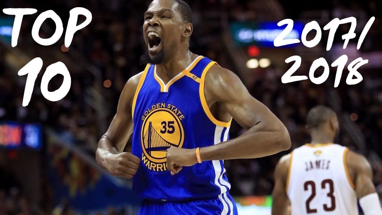 Kevin Durant TOP 10 plays 2017/2018 NBA season