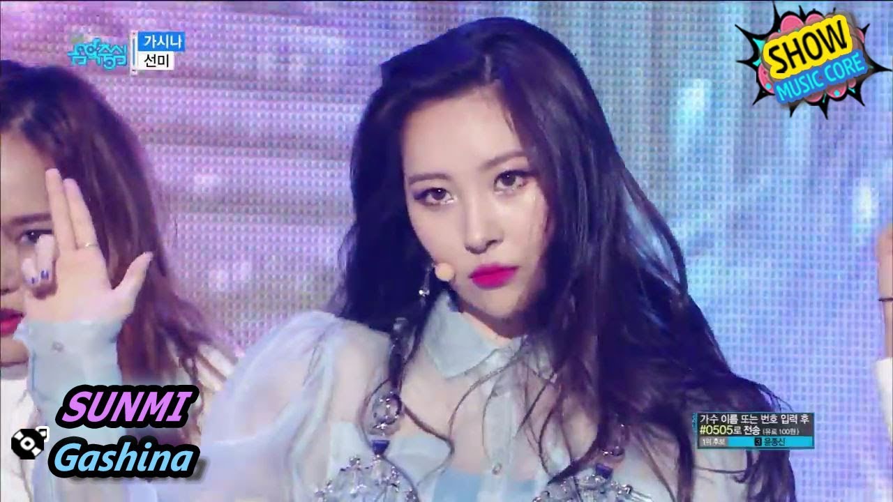 [HOT] SUNMI - Gashina, 선미 - 가시나 Show Music core 20170902
