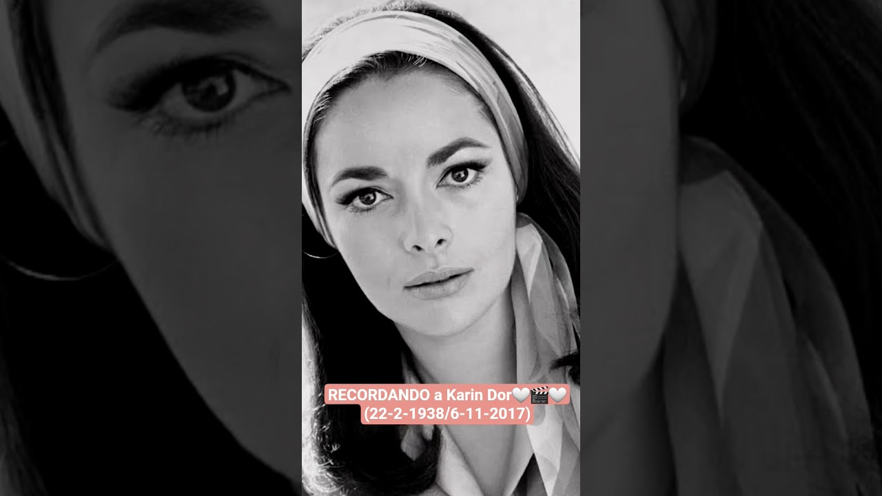 El 6 de noviembre de 2017 fallecía la actriz alemana Karin Dor a los 79 años🤍🎬🤍(22-2-1938/6-11-2017)