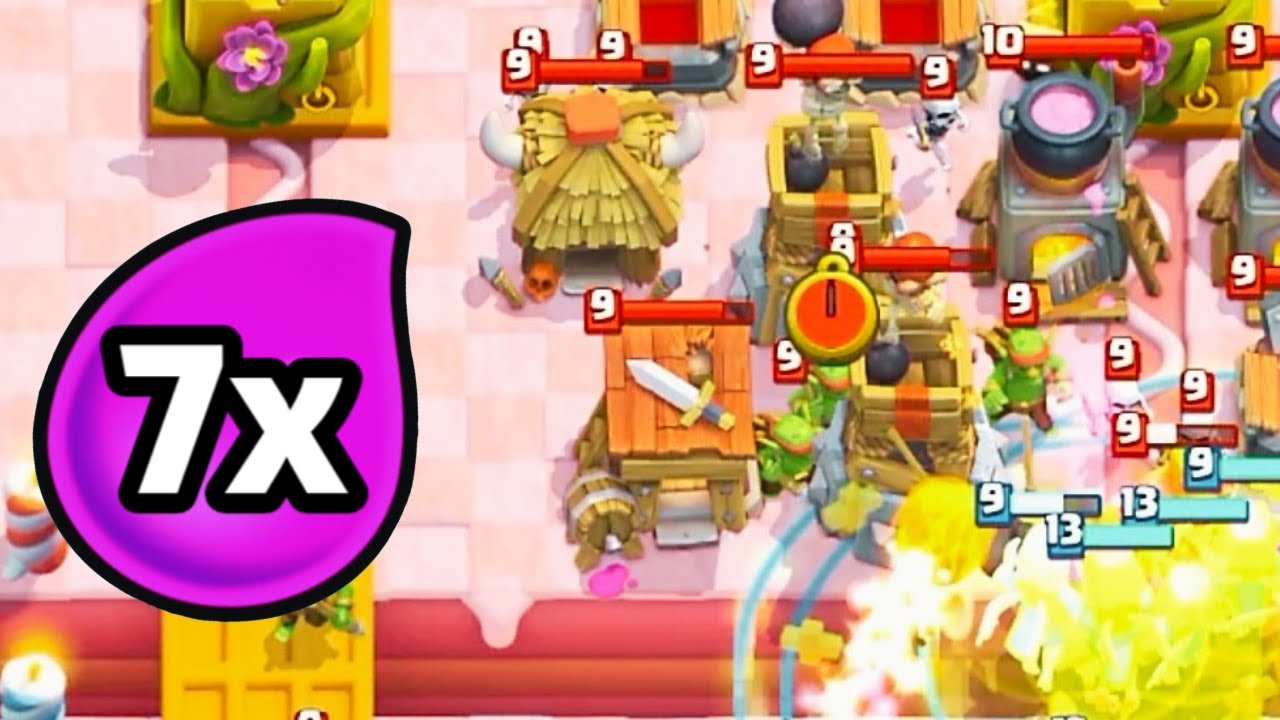 Best Infinite Elixir Challenge Deck! (Clash Royale) || Infinite Elixir Challenge deck ||7x Infinite