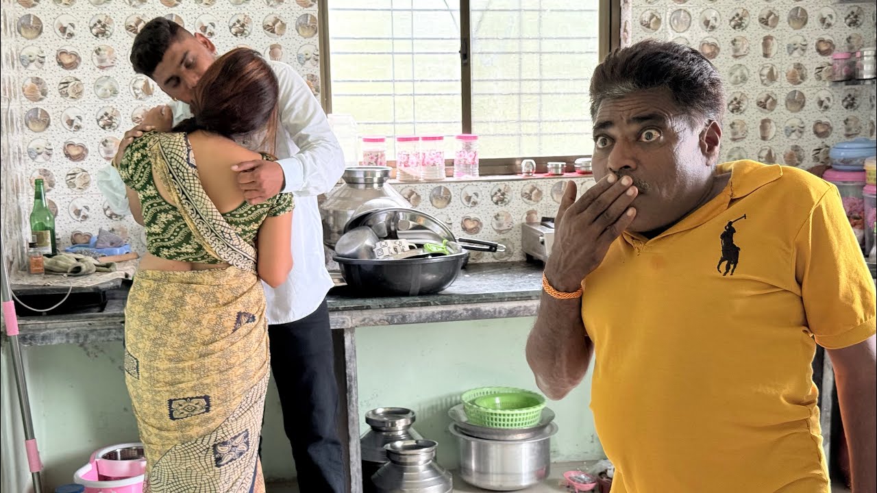 मामा घरी नसतांनी मामीला घेतलं भाच्याने 