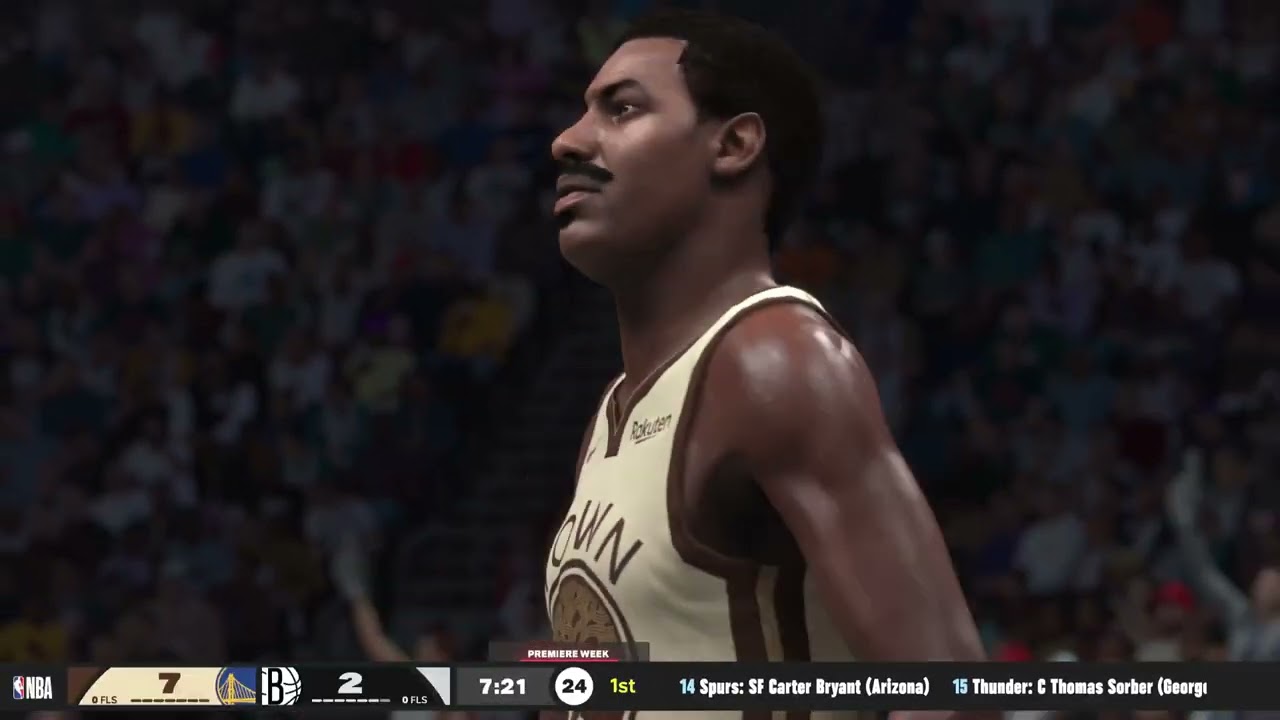 Golden State Warriors vs Brooklyn Nets. NBA 2K26. cpu vs cpu. fantasy myNBA league