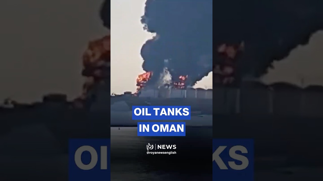 Iranian drone attack sparks massive fires at Salalah Port oil tanks, Oman