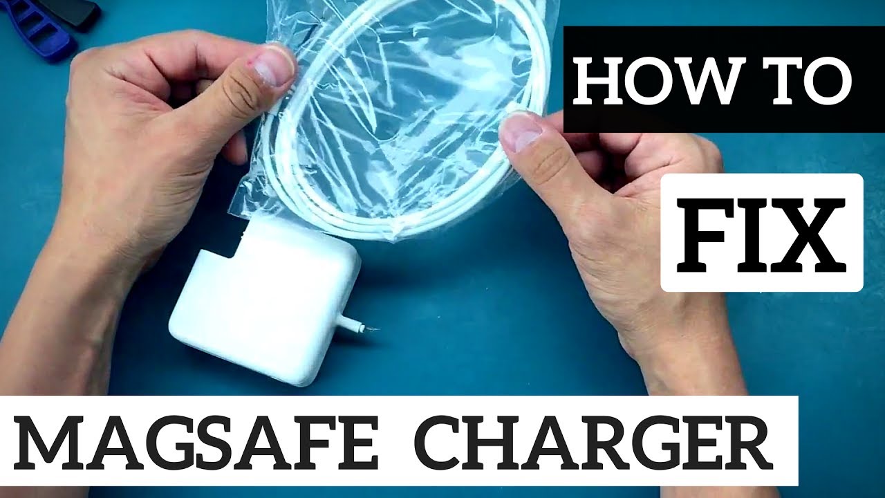 How To Repair Apple MacBook Power Supply Charger -  Apple Magsafe 60W A1184  - Fix Broken Cord