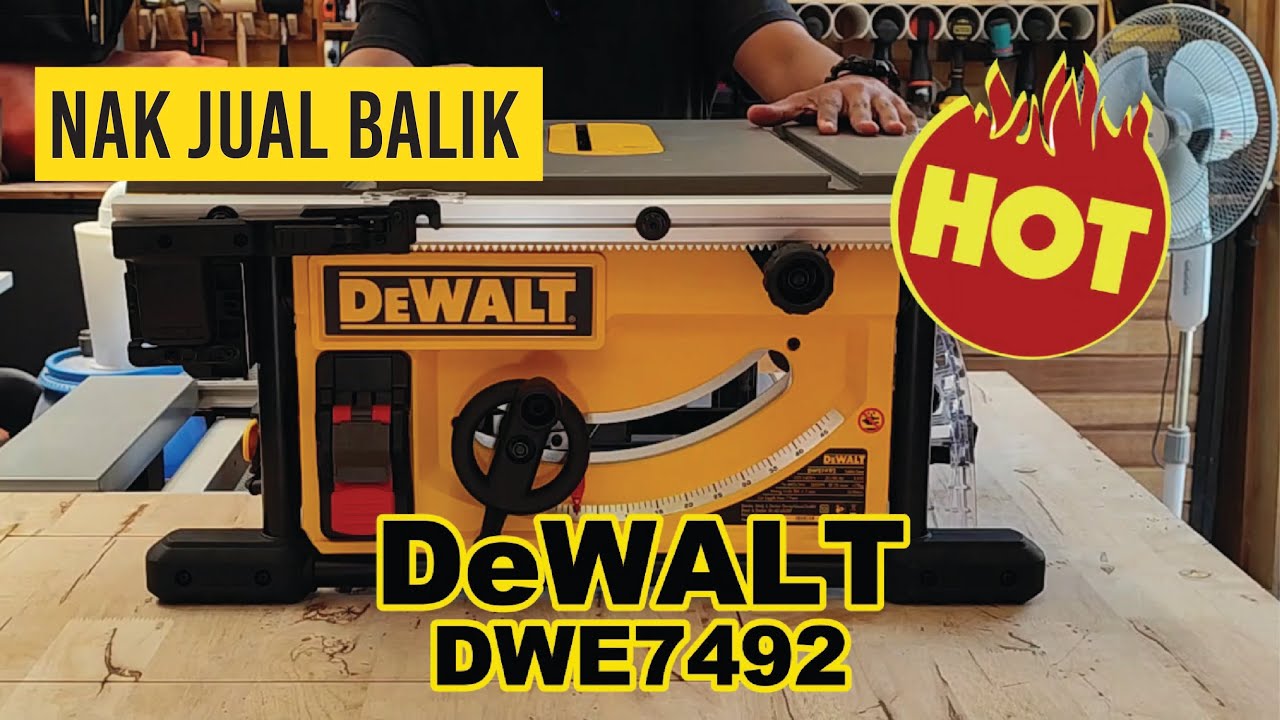 Table Saw Killer 2022 || Dewalt DWE7492 || RM2k sahaja
