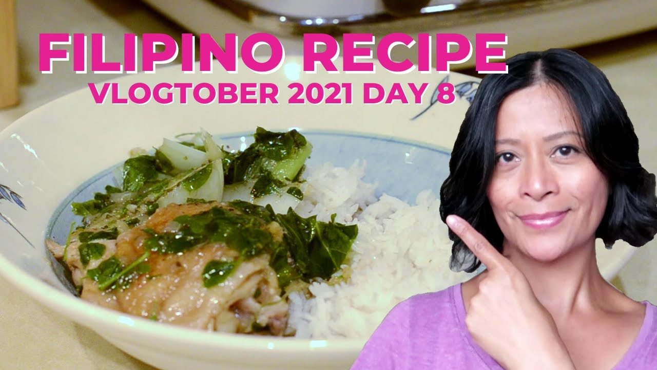 Filipino Chicken Recipe with Moringa Leaves (Tinola)| Over 50| Filipina in UK VLOG