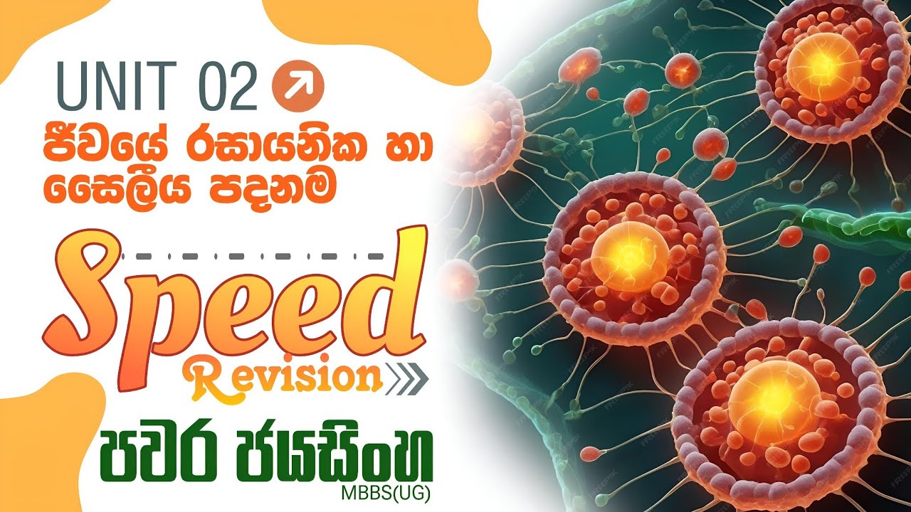 💦 Unit 02 Speed Revision | ප්‍රභාසංස්ලේෂණය C4 පථය , එන්සයිම , ECM , ජලය , ඉන්ද්‍රයිකා | පවර ජයසිංහ 😎