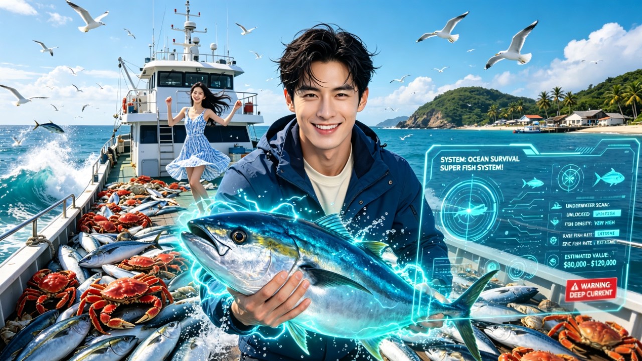 System: Ocean Survival‑Super Fish System! Repay $500k in 3 days, dominate the ocean!