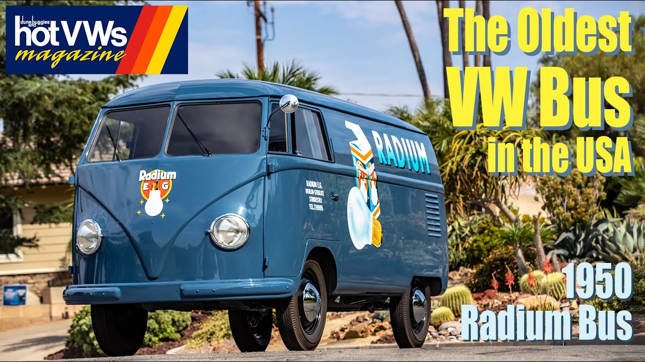 Самый старый автобус VW в США: автобус Radium 1950 года (автомобиль с обложки журнала VW за апрел...