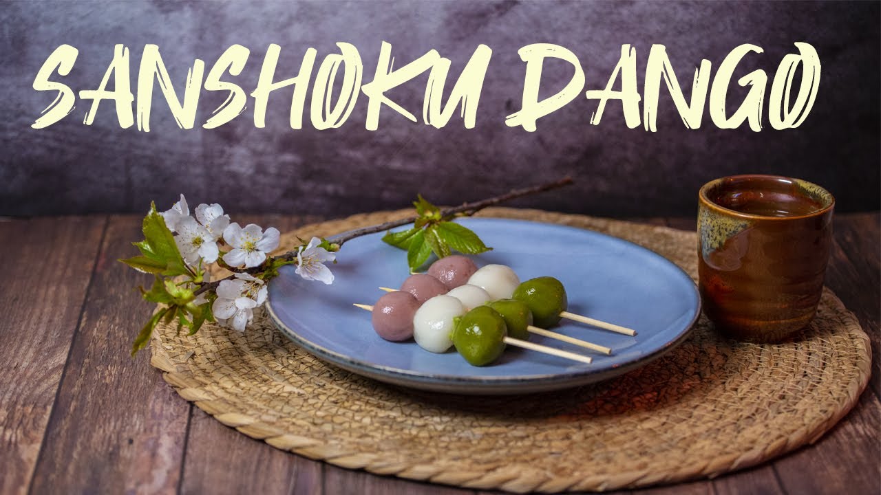 Sanshoku dango 🌸 Les dango pour les hanami des sakura 😍