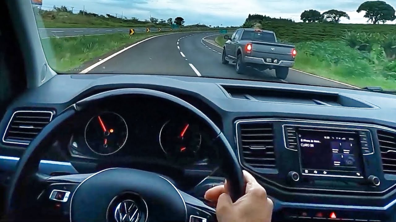 AMAROK V6 TEIMOSA EMPURRANDO DODGE RAM CHIPADA!!!