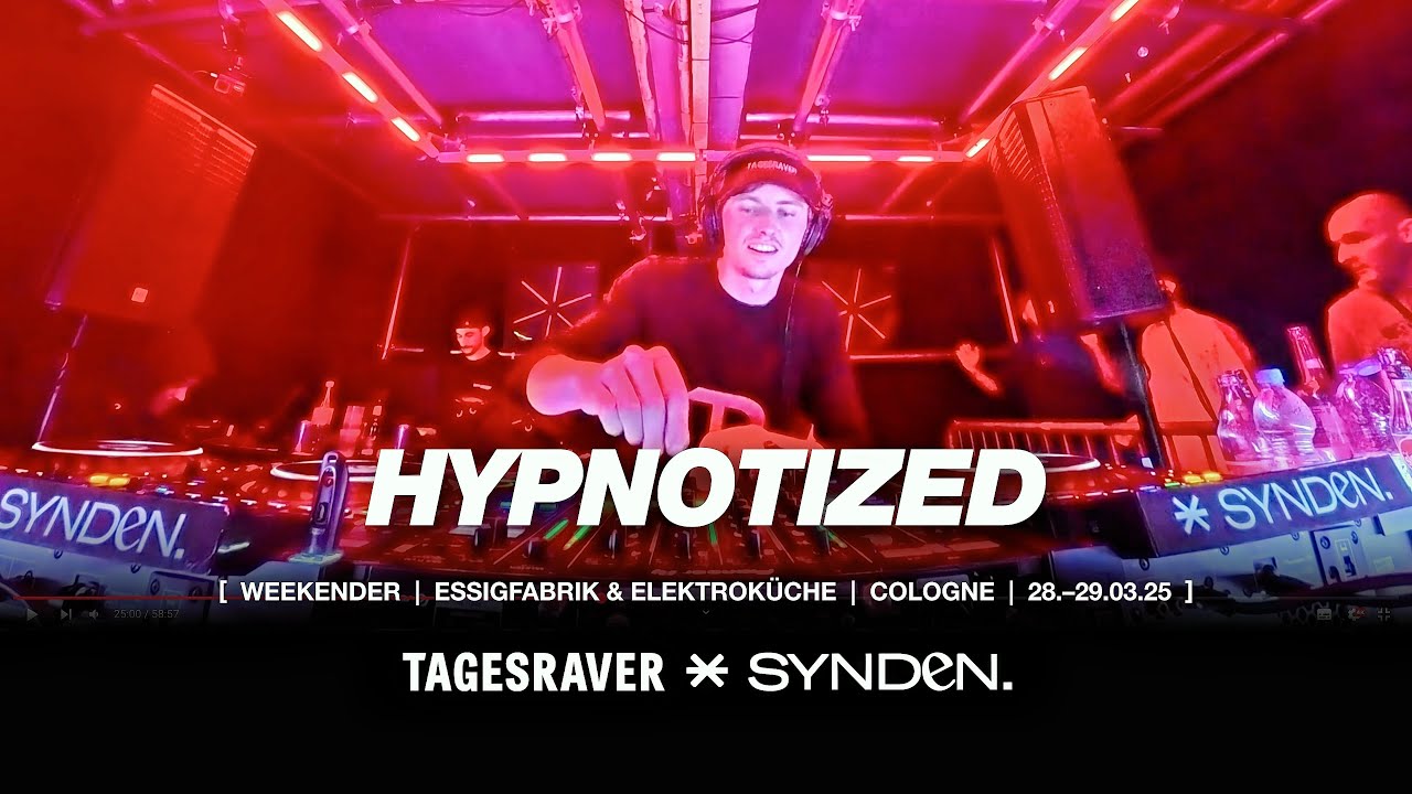 HYPNOTIZED @ TAGESRAVER x SYNDEN [ ELEKTROKÜCHE COLOGNE | 29.03.25 ] [ HARDTECHNO ]