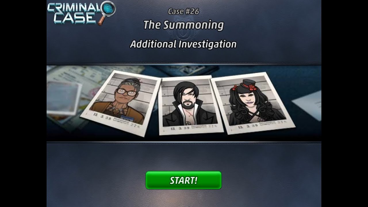 [HISTORICAL CENTER] Criminal Case - Case #26 - Additional Investigation