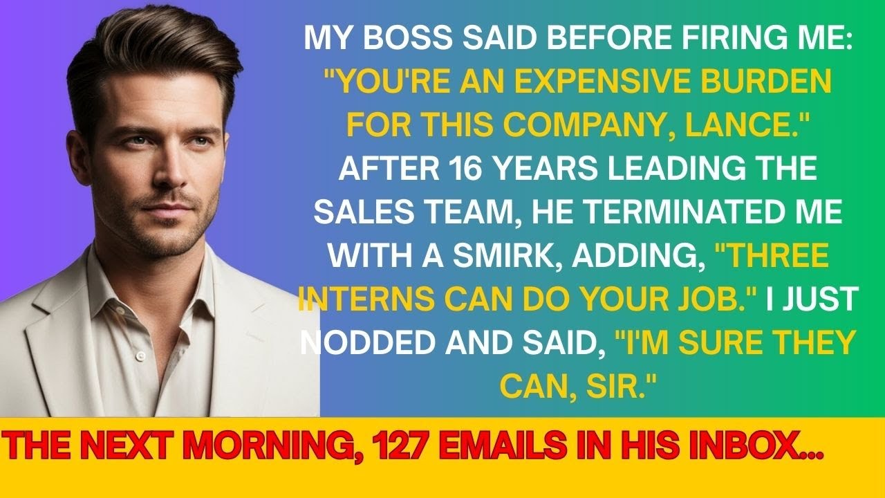 My Boss Fired Me And Called Me An 'Expensive Burden' After I Lead The Sales Team For 16 Years...