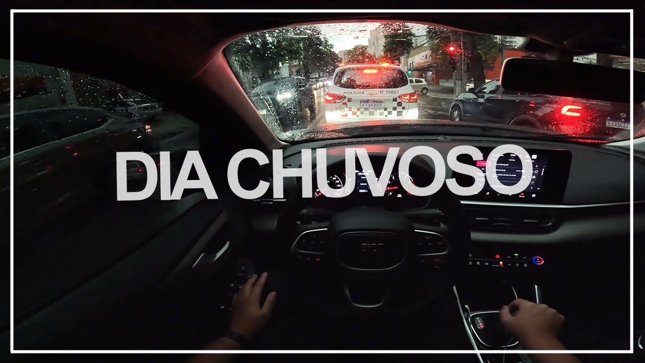 DIRIGINDO em UM DIA CHUVOSO [4K] | FIAT FASTBACK T200 - POV