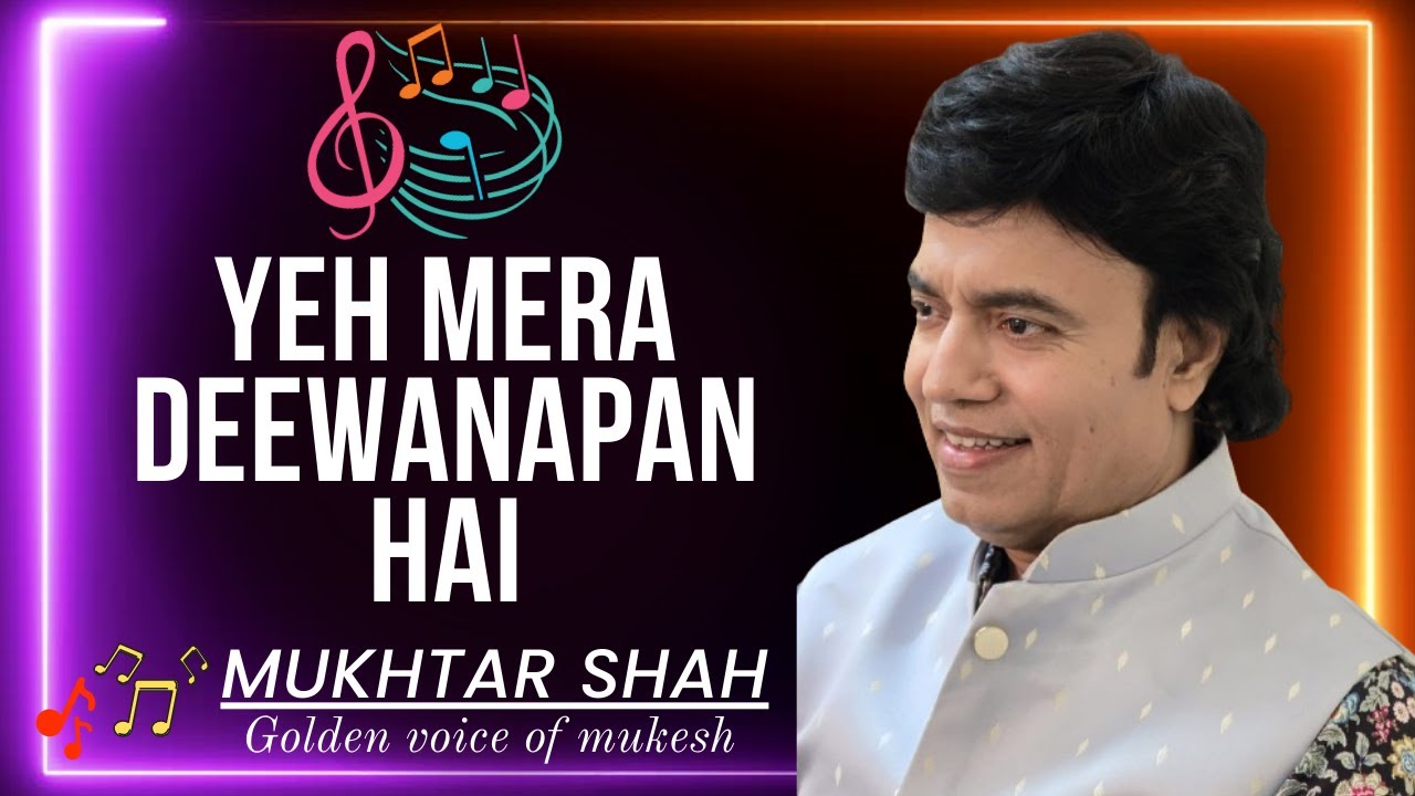 Ye Mera deewanapan hai | Dil se tujhko bedili hai | Yahudi | Mukhtar Shah Singer | Mukesh | Dilip