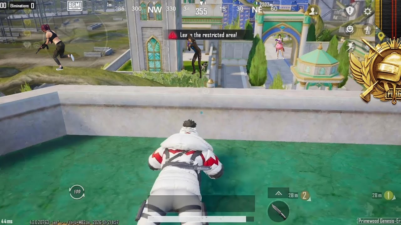 Random players and me? PUBG MOBILE New update game play 