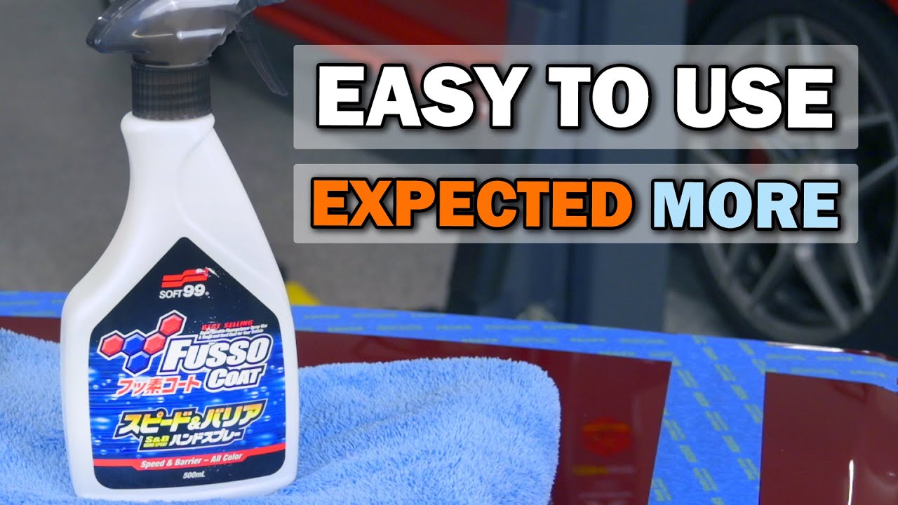 Soft99 Fusso Coat Speed & Barrier | Easy, glossy, and a bit boring?