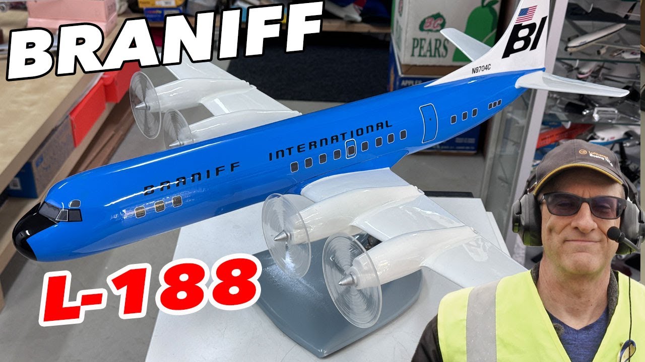 BRANIFF INTERNATIONAL Lockheed L-188 Electra | Model Moment with Henry Tenby