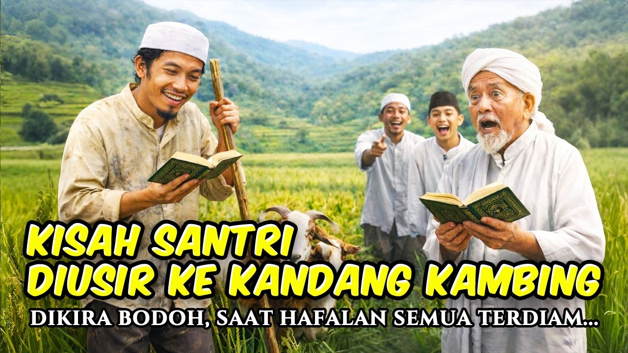 DITERTAWAKAN KARENA BODOH! Tapi Saat Kyai Mengujinya Semua Langsung Terdiam!