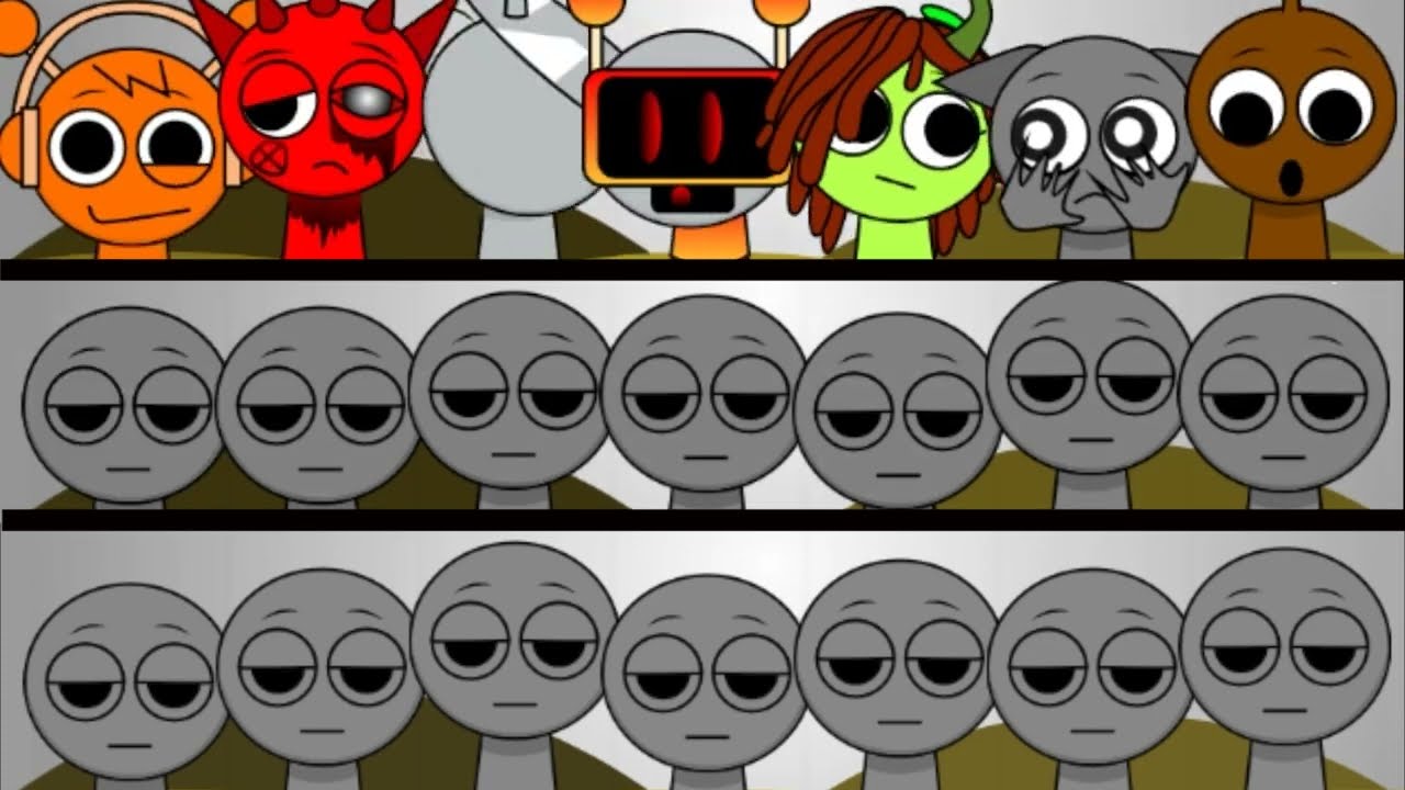Sprunki - incredibox | characters appearing together sprunki but wired | spinGame