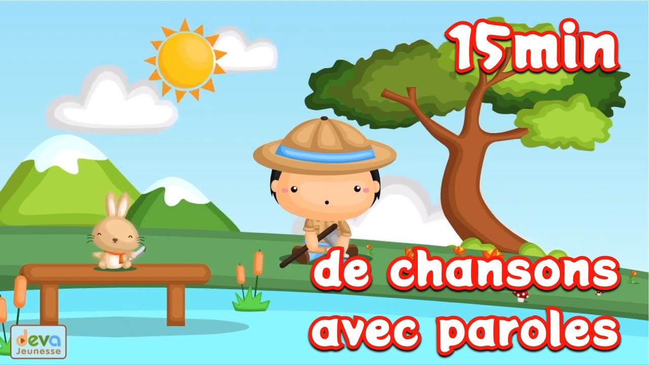 15 min de comptines et chansons pour enfants et petits avec paroles (petit ourson, nagawicka...)