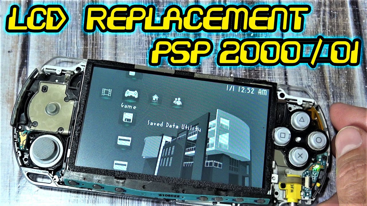 Как заменить ЖК-экран на Sony PSP Slim 2000 / 2001